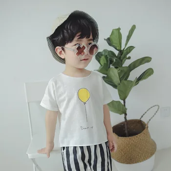 Children Clothing 2018 New Baby Boys Summer T Shirt Clothes Cotton Short Sleeve Tops Tee Korean Baby Balloon Print Short T Shirt
Children Clothing 2018 New Baby Boys Summer T Shirt Clothes Cotton Short Sleeve Tops Tee Korean Baby Balloon Print Short T Shirt