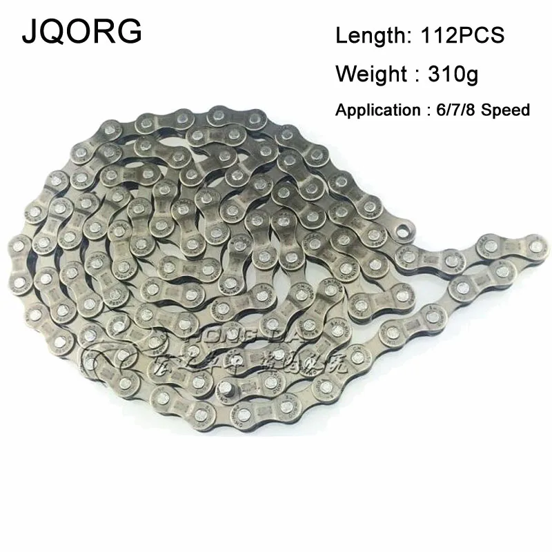 JQORG Bicycle Chains 118 PCS Longer Mountain Bike Chains 6/7/8 Speed Freewheel Suitable Road Bike Chains Bicycle Parts Of Chains
JQORG Bicycle Chains 118 PCS Longer Mountain Bike Chains 6/7/8 Speed Freewheel Suitable Road Bike Chains Bicycle Parts Of Chains
