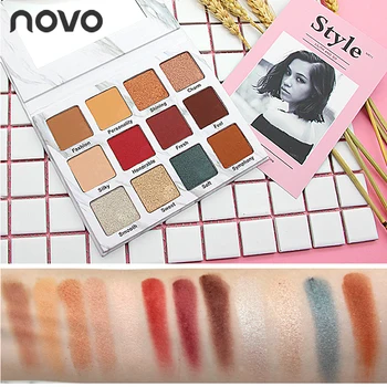 NOVO 12 Color Shimmer Eye Shadow Metallic Nude Matte Eyeshadow Palette Light Shades Soft Powder Mineral Waterproof Makeup
NOVO 12 Color Shimmer Eye Shadow Metallic Nude Matte Eyeshadow Palette Light Shades Soft Powder Mineral Waterproof Makeup