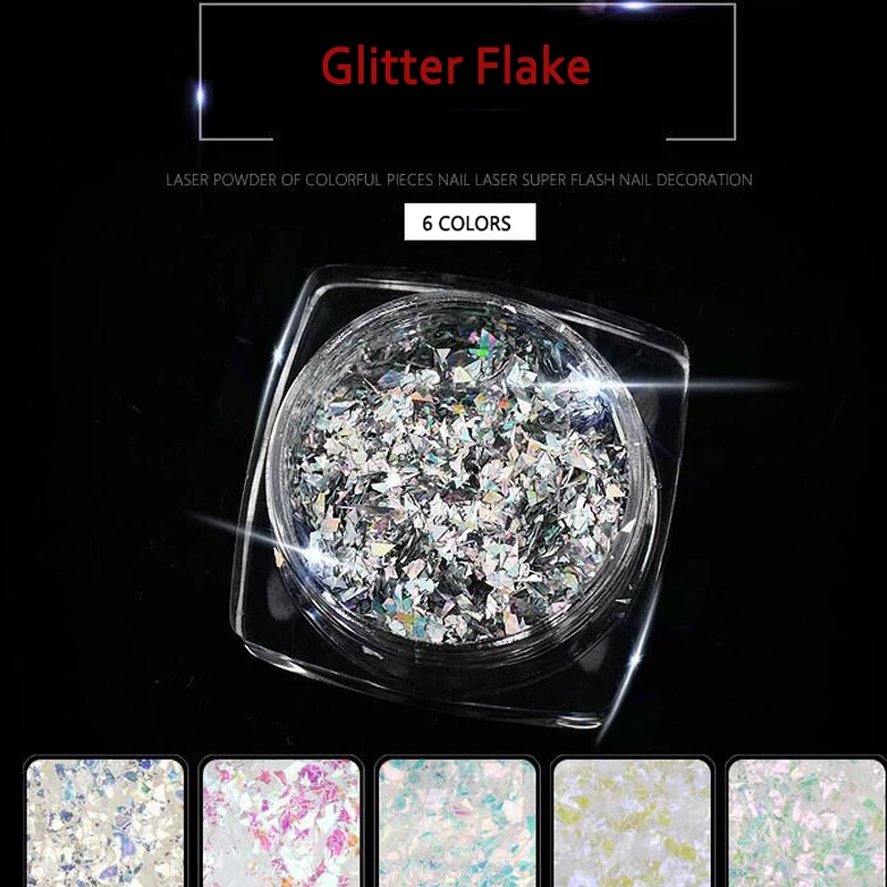 6 Box/Lot (1 Set=6 BOX) Nail Glitter Flakes Set Irregular Paillette Nail Art Sequins Tips UV Gel For Nail Art Decoration PLB20
6 Box/Lot (1 Set=6 BOX) Nail Glitter Flakes Set Irregular Paillette Nail Art Sequins Tips UV Gel For Nail Art Decoration PLB20