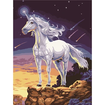 YIKEE decorative canvas oil painting by numbers,coloring by numbers Unicorn
YIKEE decorative canvas oil painting by numbers,coloring by numbers Unicorn
