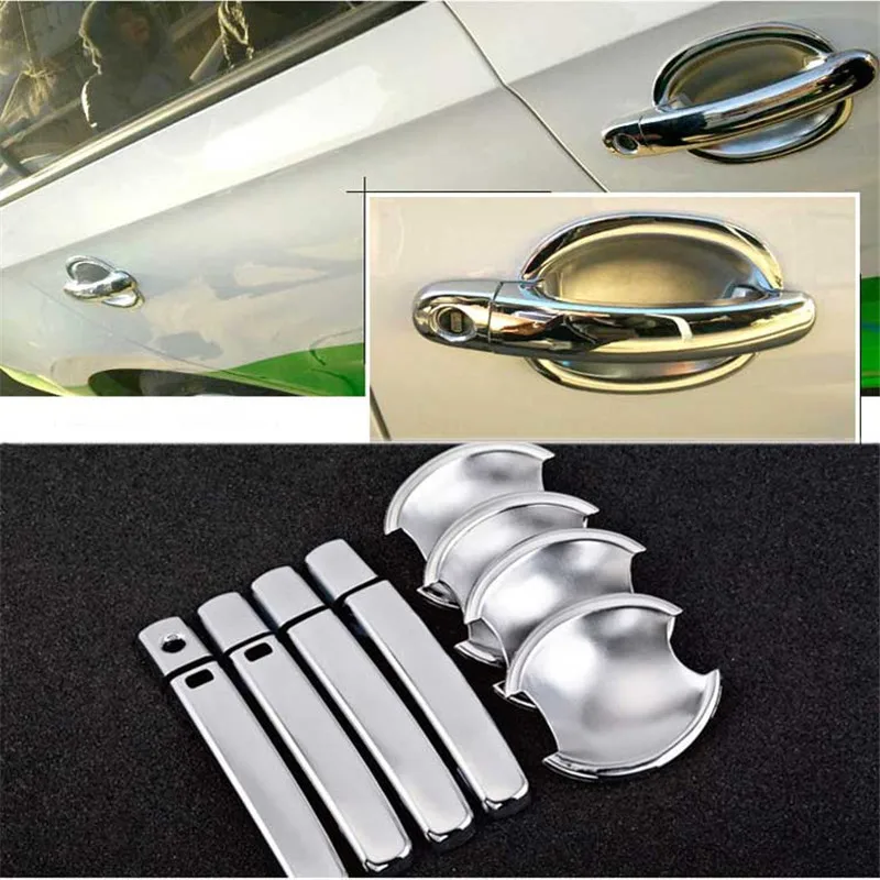 Non-Rusty Chrome Door Handle Bowl Cover Cup Overlay Trim For VW Santana 2013-2016
Non-Rusty Chrome Door Handle Bowl Cover Cup Overlay Trim For VW Santana 2013-2016