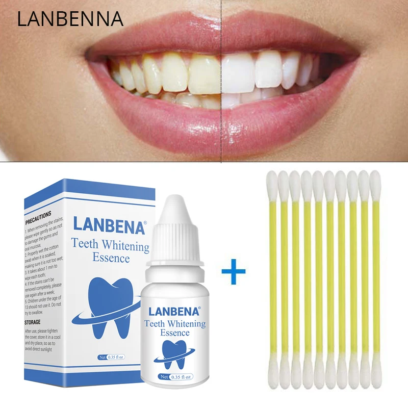 New LANBENA Teeth Whitening Essence Liquid Oral Hygiene Cleaning Serum Removes Plaque Stains Tooth Bleaching Dental Smile Teeth
New LANBENA Teeth Whitening Essence Liquid Oral Hygiene Cleaning Serum Removes Plaque Stains Tooth Bleaching Dental Smile Teeth