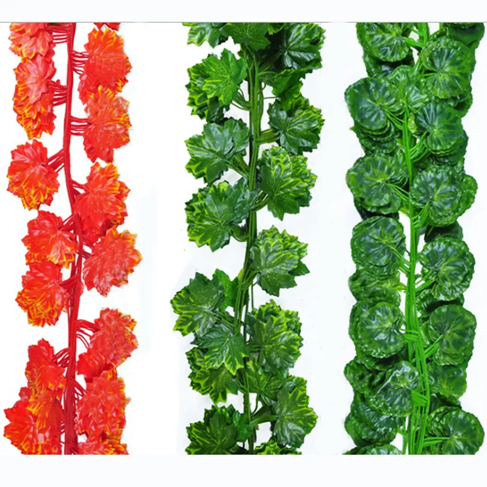 180CM/lot Artificial Flowers cheap christmas decor for home wedding diy Hanging Garland Silk Roses Creeper green leaf Ivy vine
180CM/lot Artificial Flowers cheap christmas decor for home wedding diy Hanging Garland Silk Roses Creeper green leaf Ivy vine