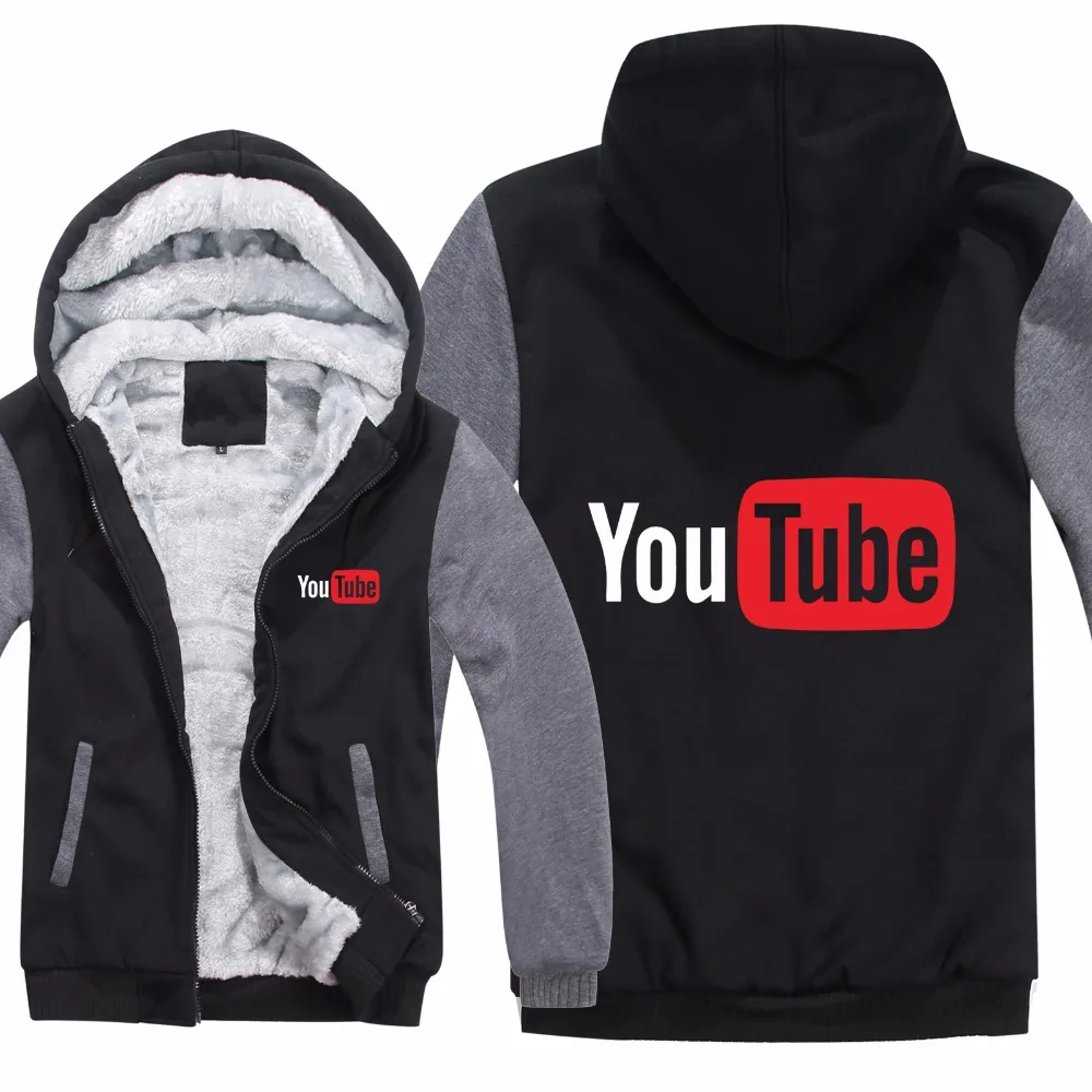 Winter Warm Youtube Logo Hoodies Thick Fleece New Printed You Tube Sweatshirt Coat Warm Liner Men Sweatshirt Jacket
Winter Warm Youtube Logo Hoodies Thick Fleece New Printed You Tube Sweatshirt Coat Warm Liner Men Sweatshirt Jacket