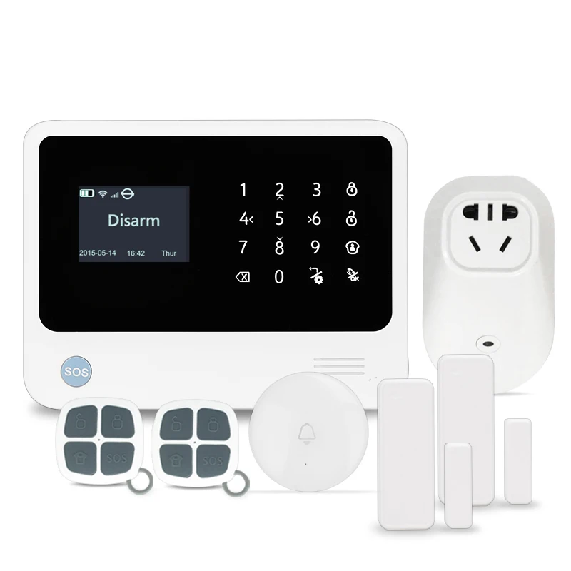 Система охранной сигнализации для дома GSM Wi-Fi функция идентификации контактов Ifttt
