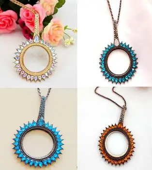 ZY DIY Vintage Brand Glitter Crystal Sunburst Flower Magnifier Magnifying Glass Monocle DIY Sewing Tools
ZY DIY Vintage Brand Glitter Crystal Sunburst Flower Magnifier Magnifying Glass Monocle DIY Sewing Tools