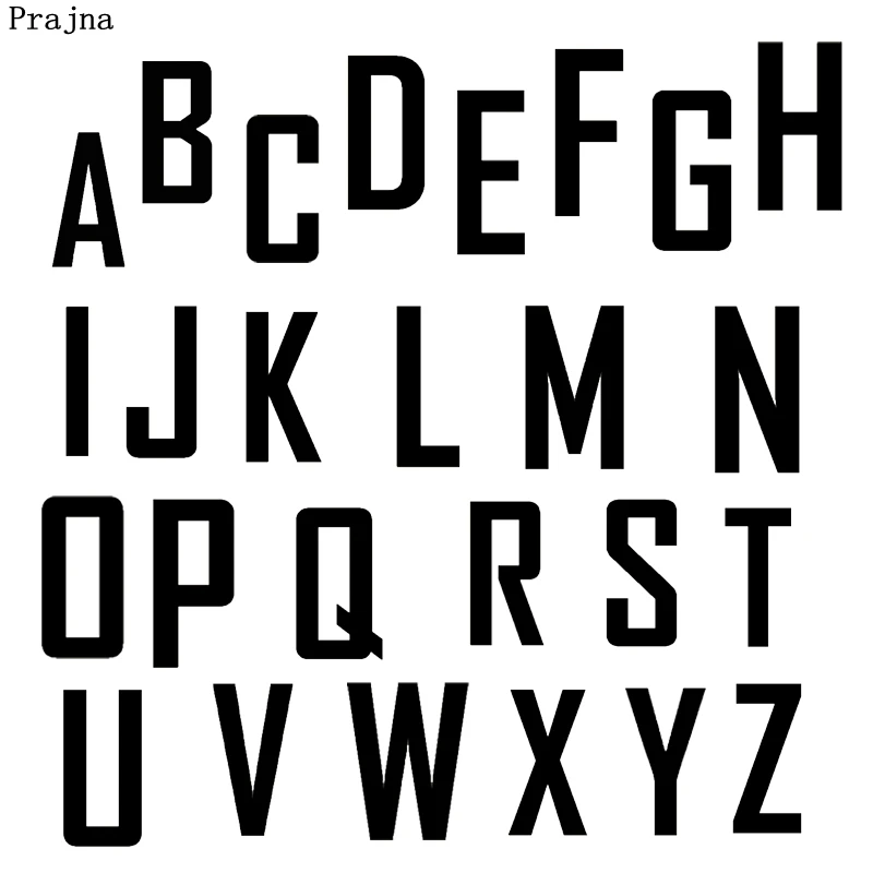 Prajna Black Letters Pyrography Letter Iron On Transfer Iron On Applique Vinyl Sticker Patches For T-shirt Jeans Team Suit DIY
Prajna Black Letters Pyrography Letter Iron On Transfer Iron On Applique Vinyl Sticker Patches For T-shirt Jeans Team Suit DIY