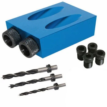 13pcs Pocket Hole Jig Set 15 Degree WoodWorking Joint Tools Hole Puncher Locator Pocket Hole Screw Jig Dowel Drill For Carpentry
13pcs Pocket Hole Jig Set 15 Degree WoodWorking Joint Tools Hole Puncher Locator Pocket Hole Screw Jig Dowel Drill For Carpentry
