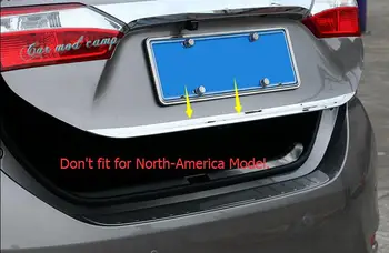 For Toyota Corolla 2014 2015 2016 2017 Sedan (Not fit for North-America Model) Stainless Rear Tail Gate Molding Cover Trim 1pcs
For Toyota Corolla 2014 2015 2016 2017 Sedan (Not fit for North-America Model) Stainless Rear Tail Gate Molding Cover Trim 1pcs