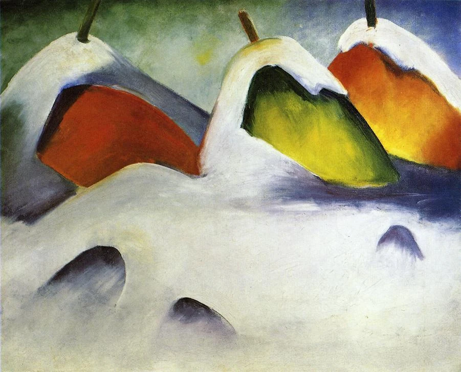 High quality Oil painting Canvas Reproductions Haystacks in the Snow 1911 By Franz Marc hand painted
High quality Oil painting Canvas Reproductions Haystacks in the Snow 1911 By Franz Marc hand painted