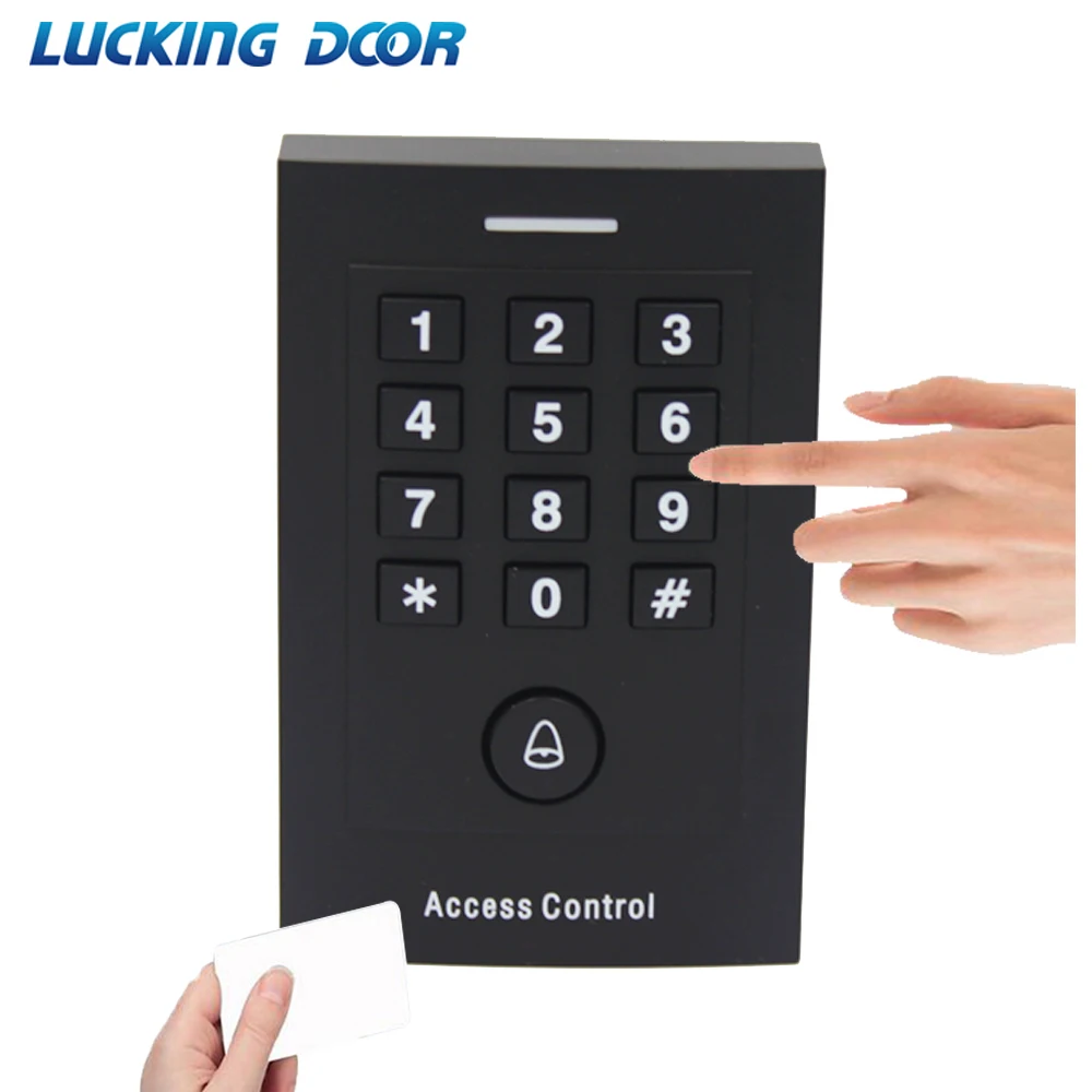 LUCKING DOOR 125KHZ RFID Password Keypad Access Control Backlight Door Standalone Access Control System Device Machine door lock
LUCKING DOOR 125KHZ RFID Password Keypad Access Control Backlight Door Standalone Access Control System Device Machine door lock