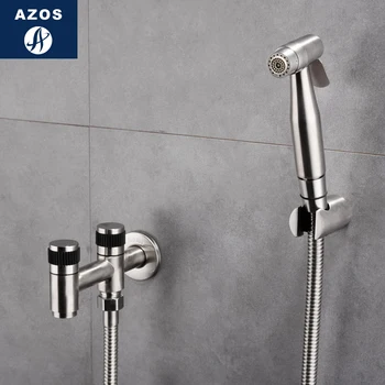 Azos Bidet Faucet Pressurized Sprinkler Head Stainless Steel Stainless Steel Cold Water Two Function Washing Machine Pet Bath La
Azos Bidet Faucet Pressurized Sprinkler Head Stainless Steel Stainless Steel Cold Water Two Function Washing Machine Pet Bath La