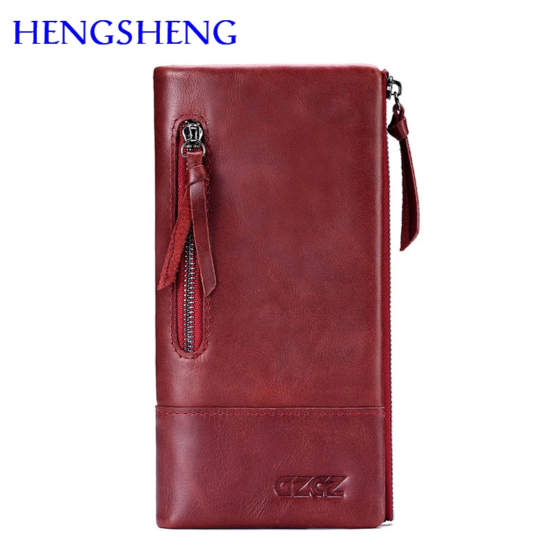 Hengsheng promotion women long leather wallet of zipper long women wallet by quality genuine leather lady long wallets
Hengsheng promotion women long leather wallet of zipper long women wallet by quality genuine leather lady long wallets