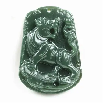 Koraba Fine Jewelry Hand Carved Natural Green Jade Stone Tiger Jade Gift Charm Handmad Pendant Free Shipping 
Koraba Fine Jewelry Hand Carved Natural Green Jade Stone Tiger Jade Gift Charm Handmad Pendant Free Shipping