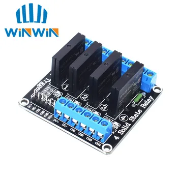 H52 10pcs 5V 4 Channel 5V DC Relay Module Solid State Low Level SSR AVR DSP 2A 240V
H52 10pcs 5V 4 Channel 5V DC Relay Module Solid State Low Level SSR AVR DSP 2A 240V