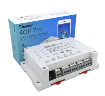 4CH Pro Wireless Multi-channel WIFI Switch For Smart House Home Automation Module Controller 433mHz Remote Control
4CH Pro Wireless Multi-channel WIFI Switch For Smart House Home Automation Module Controller 433mHz Remote Control