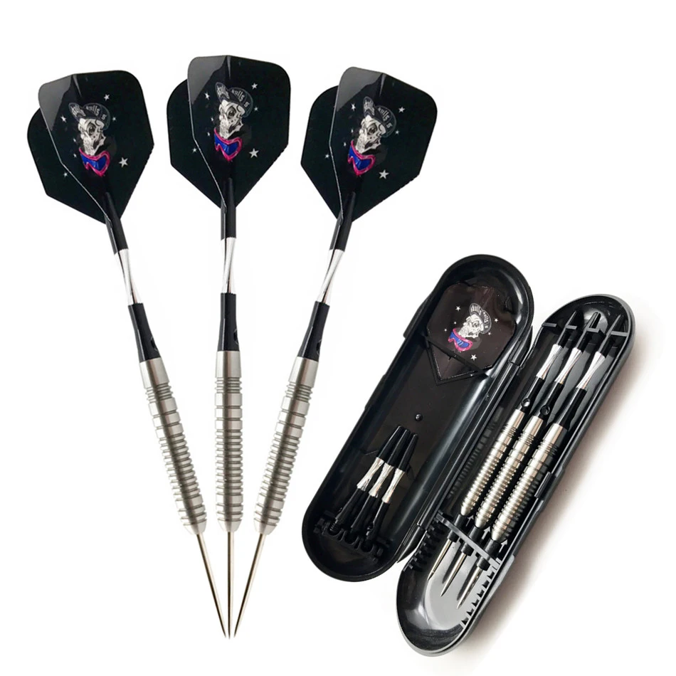 Professional genuine anti-drop 23 g 90% tungsten steel pointed darts and aluminum alloy shaft darts high quality 3pcs / set
Professional genuine anti-drop 23 g 90% tungsten steel pointed darts and aluminum alloy shaft darts high quality 3pcs / set