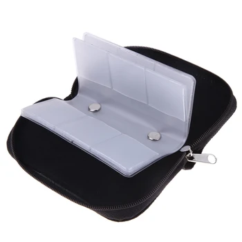 Black Memory Card Storage Carrying Case Holder Wallet 18slots + 4 slots For CF/SD/SDHC/MS/DS 3DS Game accessory
Black Memory Card Storage Carrying Case Holder Wallet 18slots + 4 slots For CF/SD/SDHC/MS/DS 3DS Game accessory