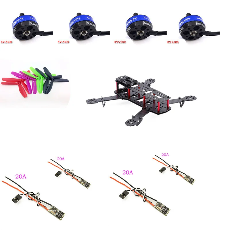 Aircraft Model UAV Flight Vehicle QAV250diy Crosses FPV Parts 250 2804-2300kv Crossing Machine
Aircraft Model UAV Flight Vehicle QAV250diy Crosses FPV Parts 250 2804-2300kv Crossing Machine