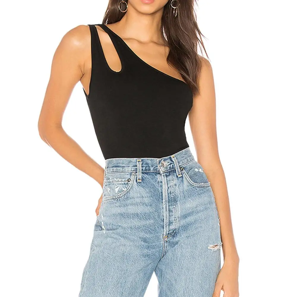 Rompers women Female Fashion Slim Women Sexy Solid One-Shoulder Neckline Sling Solid Bodysuit Ladies Leotard Jumpsuit
Rompers women Female Fashion Slim Women Sexy Solid One-Shoulder Neckline Sling Solid Bodysuit Ladies Leotard Jumpsuit