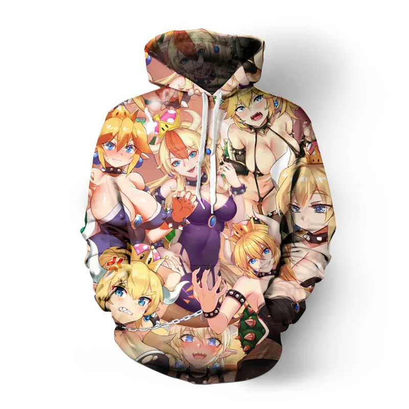 SOSHIRL Kawaii Anime Sweatshirt Funny Cool Streetwear 2018 Bowsette Manga Girl Collage Pullover Women/men's Top Plus Size Hoody
SOSHIRL Kawaii Anime Sweatshirt Funny Cool Streetwear 2018 Bowsette Manga Girl Collage Pullover Women/men's Top Plus Size Hoody