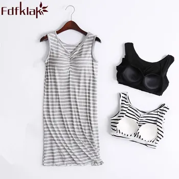 Fdfklak M-XXL Plus Size Nightgowns 2020 Summer New Modal Night Gown Night Dress Sexy Sleepwear Nighties For Women Q1167
Fdfklak M-XXL Plus Size Nightgowns 2020 Summer New Modal Night Gown Night Dress Sexy Sleepwear Nighties For Women Q1167