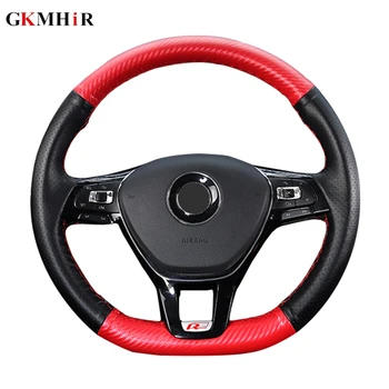 GKMHiR Black Fiber Leather Car Steering Wheel Cover for Volkswagen VW Golf 7 Mk7 New Polo Jetta Passat B8 Tiguan Sharan Touran
GKMHiR Black Fiber Leather Car Steering Wheel Cover for Volkswagen VW Golf 7 Mk7 New Polo Jetta Passat B8 Tiguan Sharan Touran