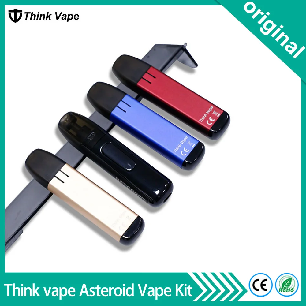 Original E cigarette Vape Pen Think vape Asteroid Pod Kit 420mah battery 1.5ml cartridge Pod Vape Kit Thinkvape Kit VS minifit
Original E cigarette Vape Pen Think vape Asteroid Pod Kit 420mah battery 1.5ml cartridge Pod Vape Kit Thinkvape Kit VS minifit