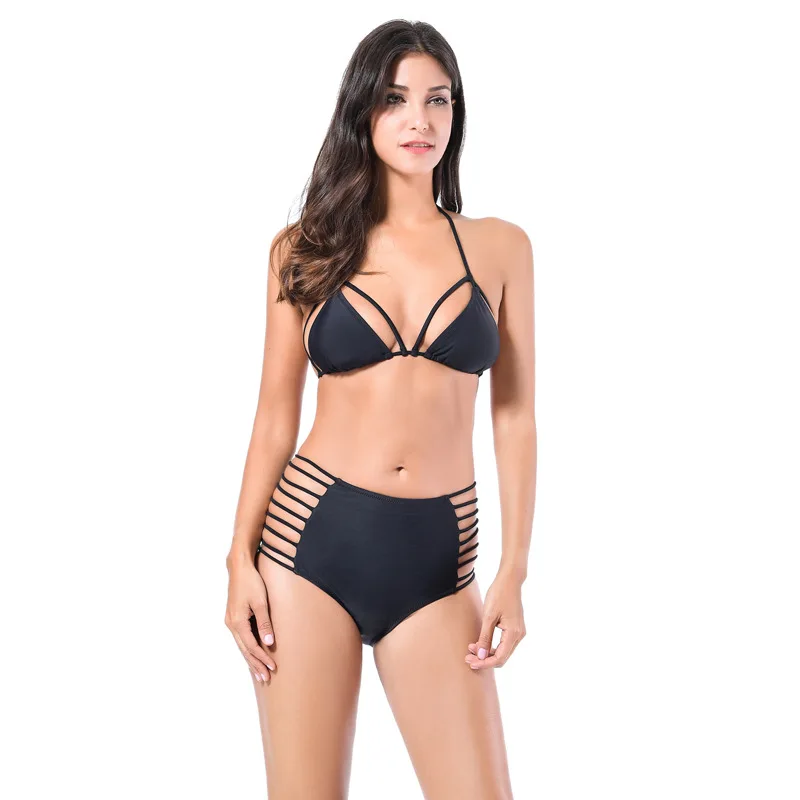 2017 New Sexy Bikinis Women Swimsuit Push Up Swimwear Bandage Out Bikini Set Halter Beach Bathing Suits Swim Wear 27