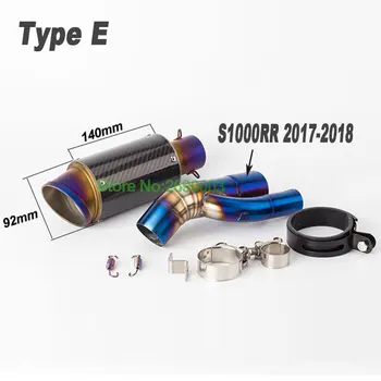 Motorcycle Exhaust Muffler System Middle Pipe Parts Motorbike Exhaust with db killer For S1000RR S1000R S1000XR 2018 2017 Year
Motorcycle Exhaust Muffler System Middle Pipe Parts Motorbike Exhaust with db killer For S1000RR S1000R S1000XR 2018 2017 Year