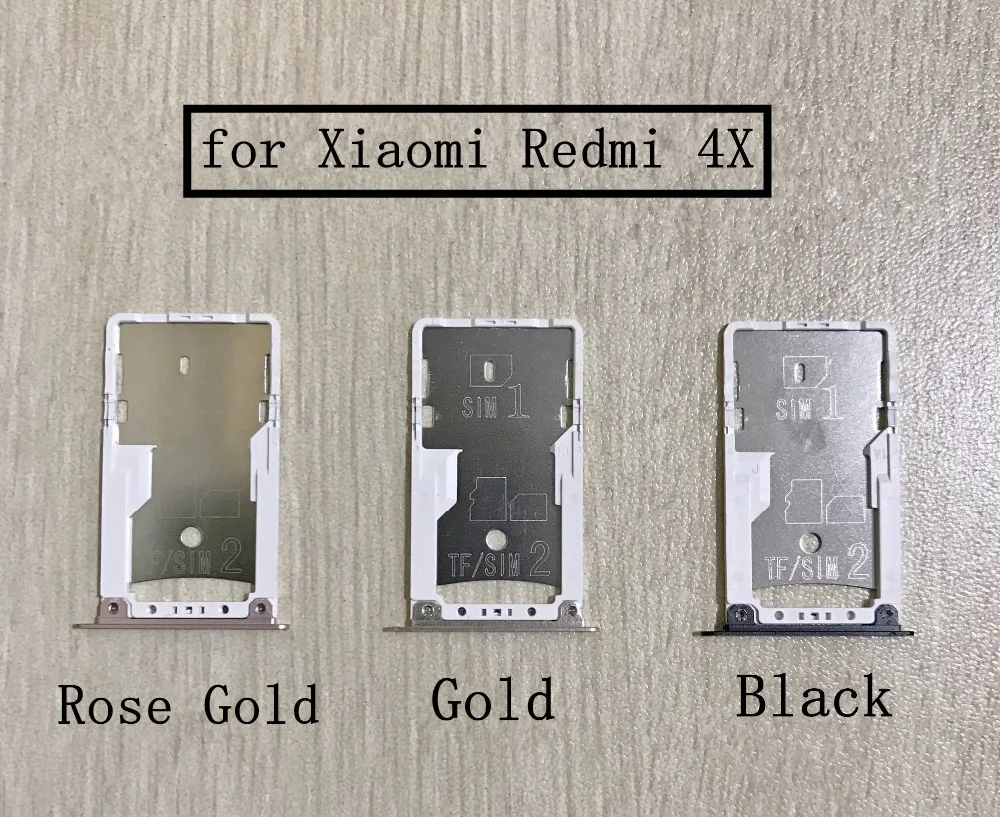 Для Xiaomi Redmi 4X держатель лотка для карт Nano слот карты SIM Micro SD адаптер ЗАМЕНА