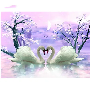 Home Decoration Two Swans 5d Diamond Embroidery Diy Diamond Paiting Round Drill Rhinestone Crafts Needlework Gift YY
Home Decoration Two Swans 5d Diamond Embroidery Diy Diamond Paiting Round Drill Rhinestone Crafts Needlework Gift YY