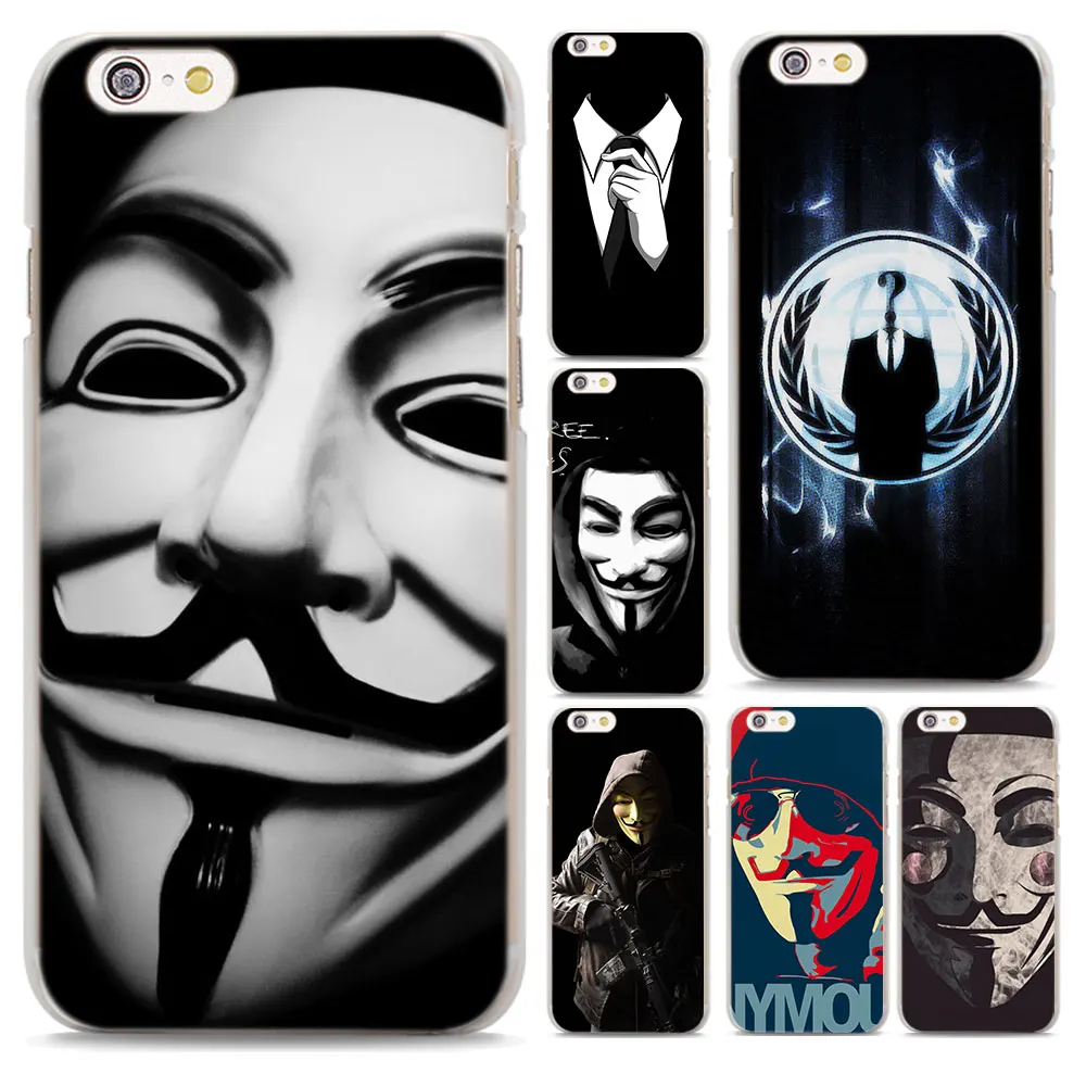 Anonymous Mask Phone Case for Apple iPhone SE 5S 6 6s 7 8 Plus PC Hard case for iPhone XS XR XS MAX Case Cover
Anonymous Mask Phone Case for Apple iPhone SE 5S 6 6s 7 8 Plus PC Hard case for iPhone XS XR XS MAX Case Cover
