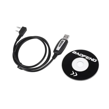 USB Programming Cable For Baofeng Cord Two Ways Radio Walkie Talkie UV-5R Frequency Software Intercom With Driver CD
USB Programming Cable For Baofeng Cord Two Ways Radio Walkie Talkie UV-5R Frequency Software Intercom With Driver CD