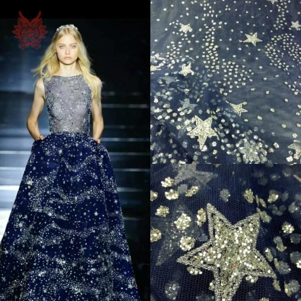 American style star metal bronzing mesh lace fabric for party dress DIY lace tissue tela tejido for sewing SP4233 Free shipping
American style star metal bronzing mesh lace fabric for party dress DIY lace tissue tela tejido for sewing SP4233 Free shipping