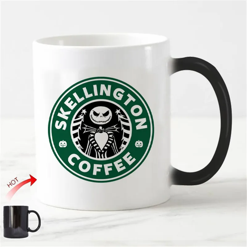 Novelty Christmas Mug Nightmare Before Christmas Chameleon cup Jack Skellington Coffee Mug Creative Xmas Halloween Magic Cup Gif
Novelty Christmas Mug Nightmare Before Christmas Chameleon cup Jack Skellington Coffee Mug Creative Xmas Halloween Magic Cup Gif