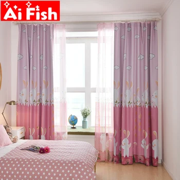 Simple Modern Nordic Plant Personality Curtain Custom Carton Rabbit For Girls boys Living Room Window Curtains Drapes AP116-40
Simple Modern Nordic Plant Personality Curtain Custom Carton Rabbit For Girls boys Living Room Window Curtains Drapes AP116-40