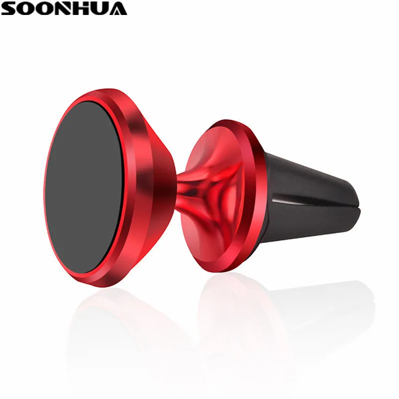 SOONHUA Universal Car Phone Holder 360 Degree Magnetic Air Vent Mount Mobile Smartphone Stand Magnet For Smartphone Car GPS
SOONHUA Universal Car Phone Holder 360 Degree Magnetic Air Vent Mount Mobile Smartphone Stand Magnet For Smartphone Car GPS
