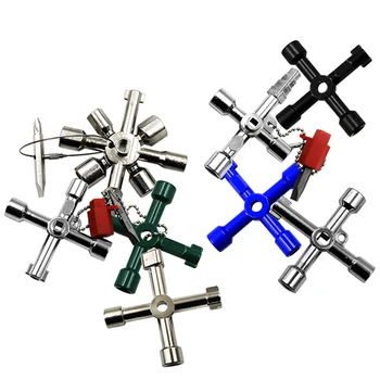 1PC Allen Key Metro Trains Key Elevator Door Key Valve Key of Water Meter Universal Cross Key Trash Bin Key Multifunction Wrench
1PC Allen Key Metro Trains Key Elevator Door Key Valve Key of Water Meter Universal Cross Key Trash Bin Key Multifunction Wrench