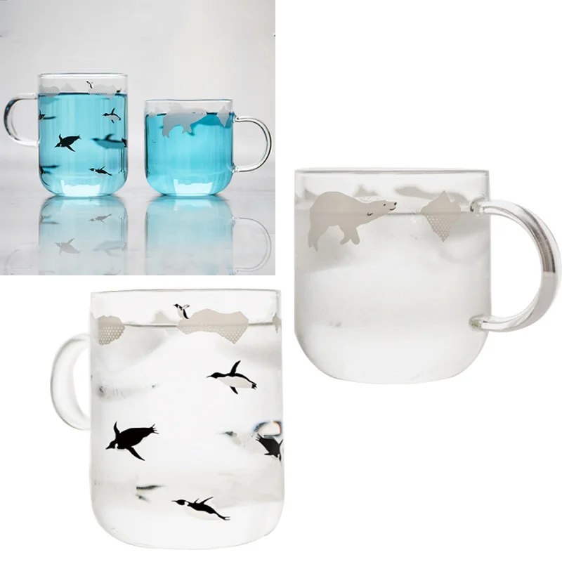 Hoomall 1/2pcs Polar Bear Penguim Pattern Cute Lovers Mug Gifts For Couples Kids Transparent Creative Glass Cup For Water Tea
Hoomall 1/2pcs Polar Bear Penguim Pattern Cute Lovers Mug Gifts For Couples Kids Transparent Creative Glass Cup For Water Tea
