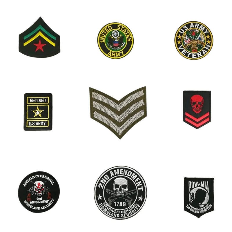 Sergeant Stripes Silver US USA Army Military Patch IRON ON SEW ON BADGE APPLIQUE second 2nd Amendment Veteran moral patches
Sergeant Stripes Silver US USA Army Military Patch IRON ON SEW ON BADGE APPLIQUE second 2nd Amendment Veteran moral patches