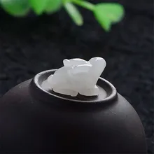 Fine-Jewelry Necklaces Pendants Jade Emerald Giada Gargantilha Superior Small Rabbit
