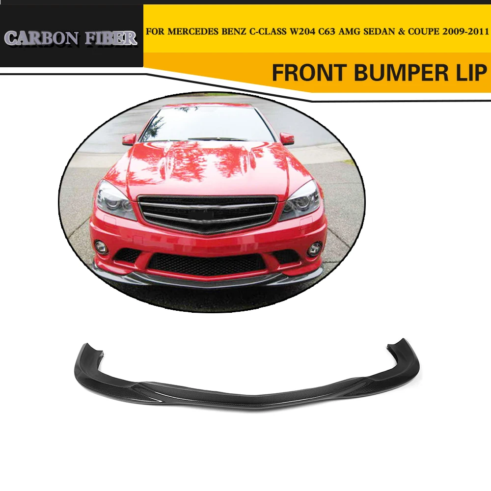 Carbon Fiber Auto Front Lip Splitter Car Styling For Mercedes Benz W204 C63 AMG Sedan Coupe Only 2008 2009 2010 2011
Carbon Fiber Auto Front Lip Splitter Car Styling For Mercedes Benz W204 C63 AMG Sedan Coupe Only 2008 2009 2010 2011