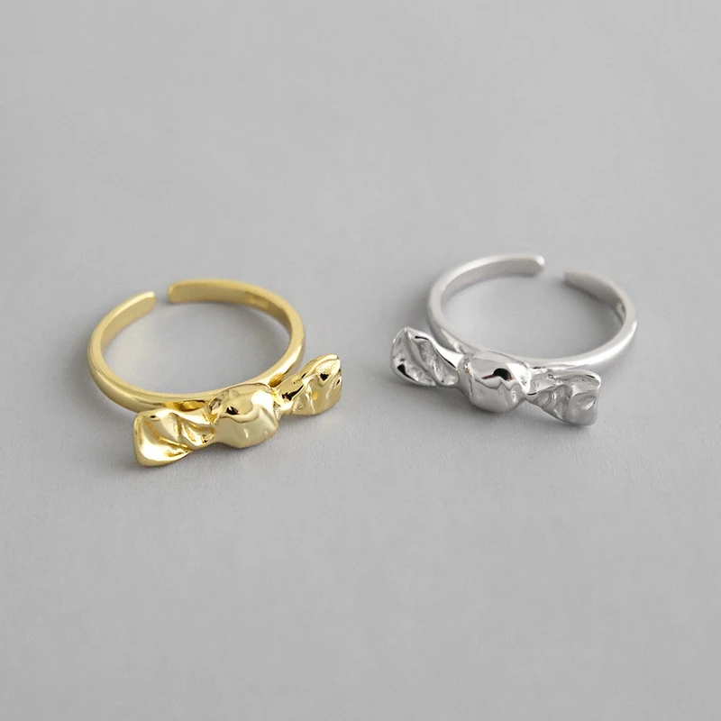 LouLeur Real 925 Sterling Silver Candy Rings Sweet Cute Design Bow Gold Openwork Ring For Women Female Fashion Fine Jewelry Gift 
LouLeur Real 925 Sterling Silver Candy Rings Sweet Cute Design Bow Gold Openwork Ring For Women Female Fashion Fine Jewelry Gift