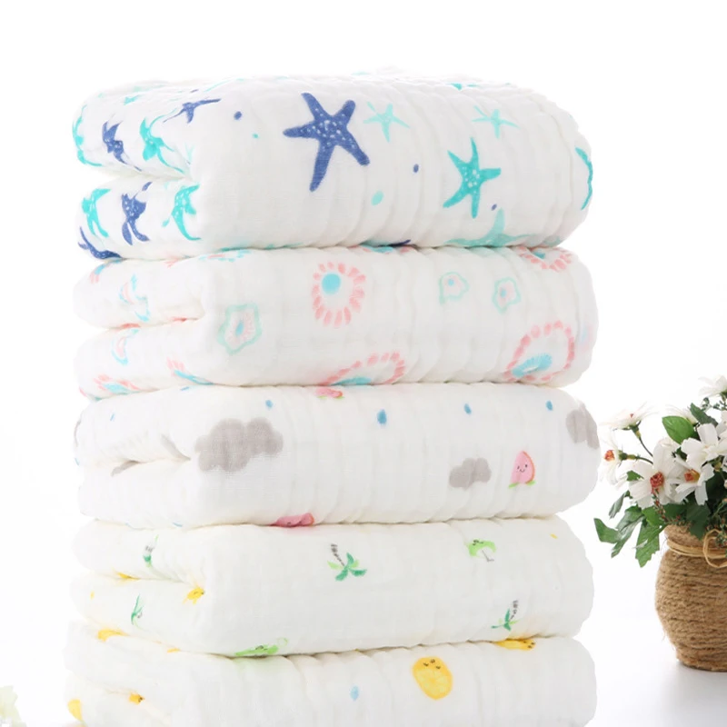 100% Cotton Baby Blanket Infant Muslin Kids Soft Bath Shower Towel Newborn Gauze Swaddle Receiving Blankets 105x105cm
100% Cotton Baby Blanket Infant Muslin Kids Soft Bath Shower Towel Newborn Gauze Swaddle Receiving Blankets 105x105cm