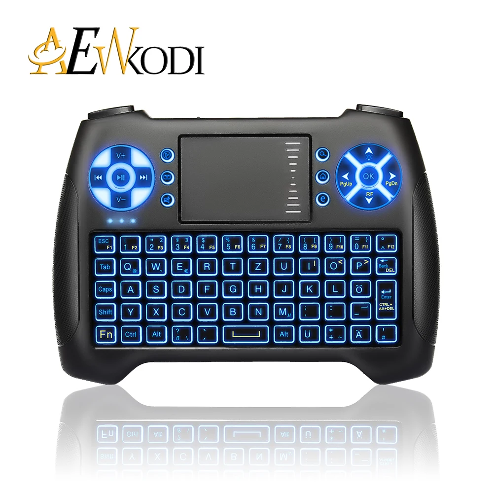 Anewkodi T16 мини игровой клавиатурой с подсветкой 2.4 г Гц Беспроводной Fly Air Mouse Touchpad