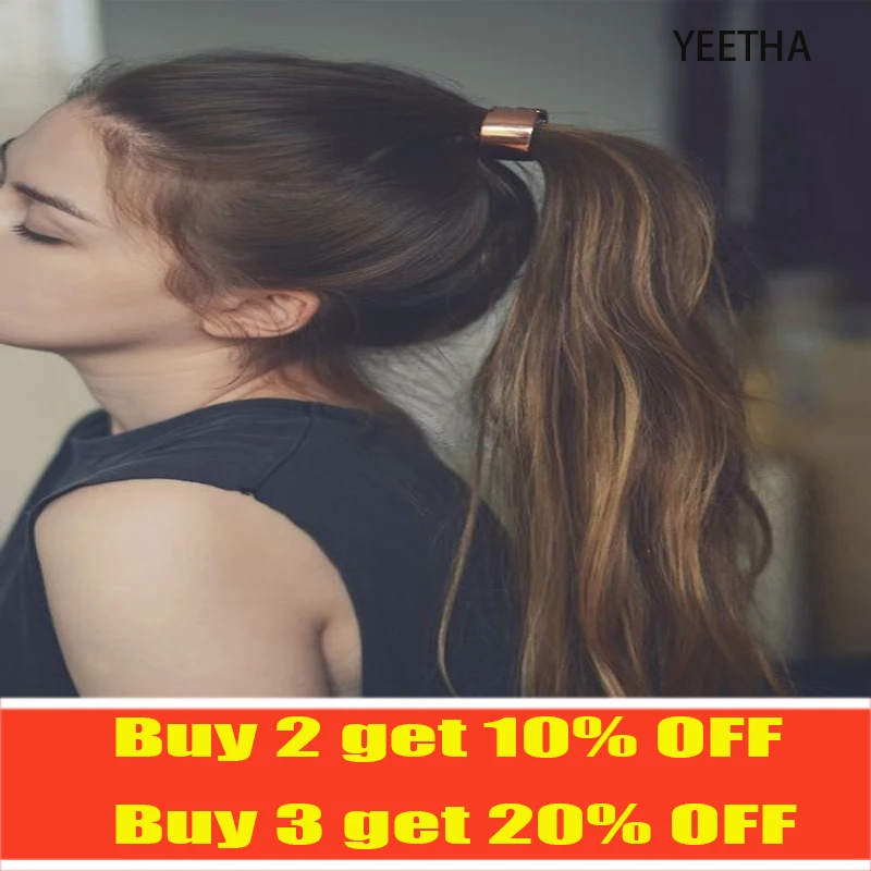 Elastic Hair Band gum for hair Ponytail ring buckle holder women hair accessories spring hinge hair cuff
Elastic Hair Band gum for hair Ponytail ring buckle holder women hair accessories spring hinge hair cuff