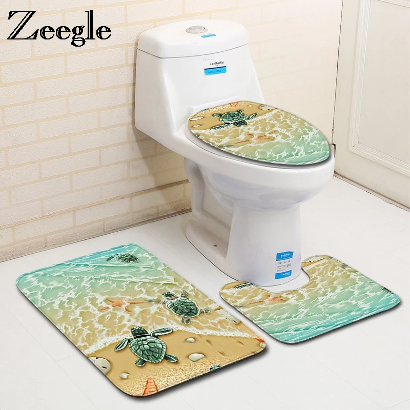 Zeegle 3Pcs Bathroom Carpet Mats For Toilet Non-slip Doormat Bathroom Mats Washable Bath Rugs Shower Floor Mats Toilet Lid Cover
Zeegle 3Pcs Bathroom Carpet Mats For Toilet Non-slip Doormat Bathroom Mats Washable Bath Rugs Shower Floor Mats Toilet Lid Cover