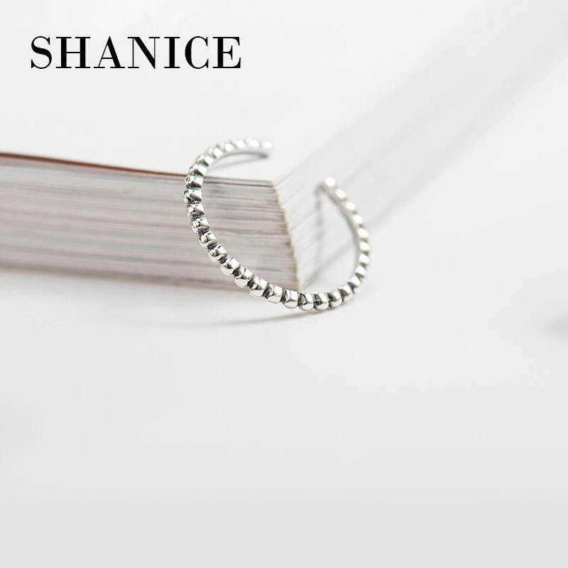 SHANICE 2018 Vintage Korean Style 925 Sterling Silver Rings Simple Design Adjustable Original Rings Women Party Jewelry
SHANICE 2018 Vintage Korean Style 925 Sterling Silver Rings Simple Design Adjustable Original Rings Women Party Jewelry